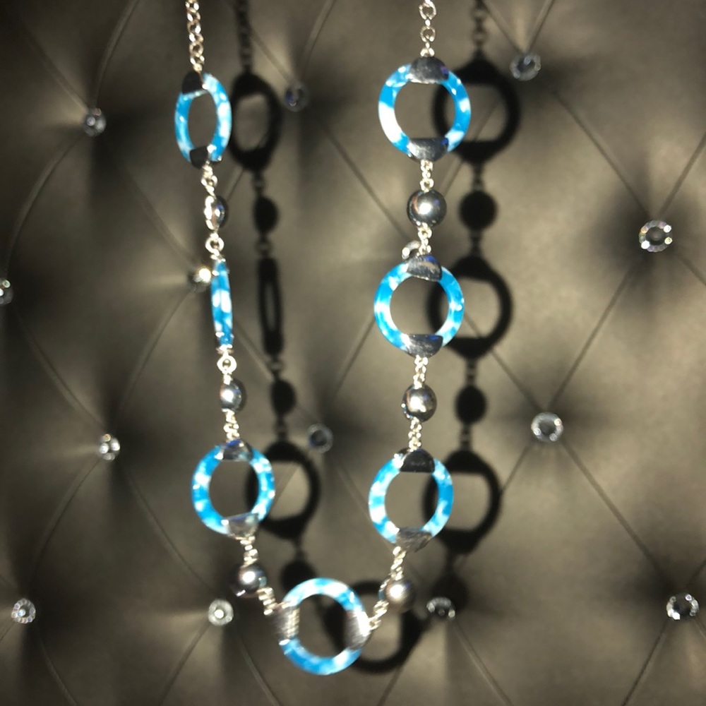 Blue necklaces,earrings,bracelets - Picture 7 of 8